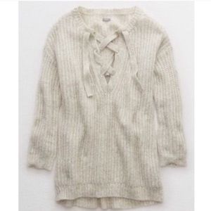 Gray sweater from Aerie